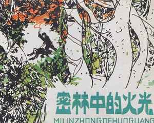 密林中的火光 全1册 1979年 PDF连环画 人民美术 百度网盘下载