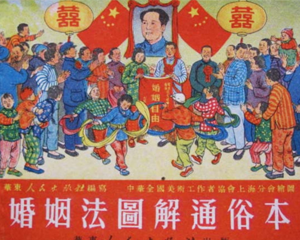 婚姻法图解通俗本 全1册 1951年 PDF连环画 华东人民 百度网盘下载